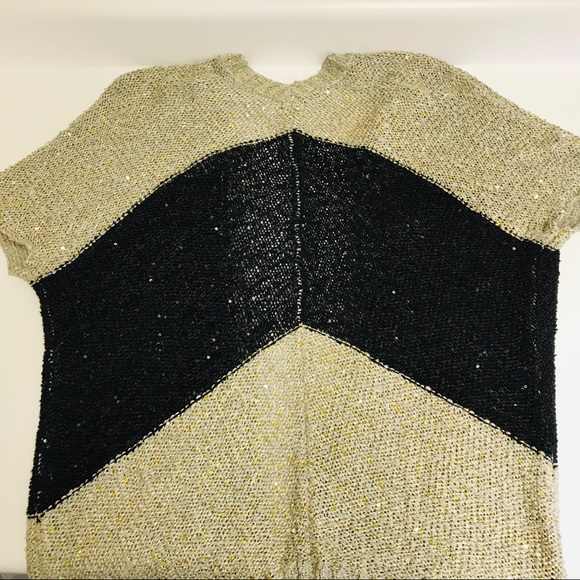 Daytrip short sleeve sequin color block cardigan - Picture 8 of 9